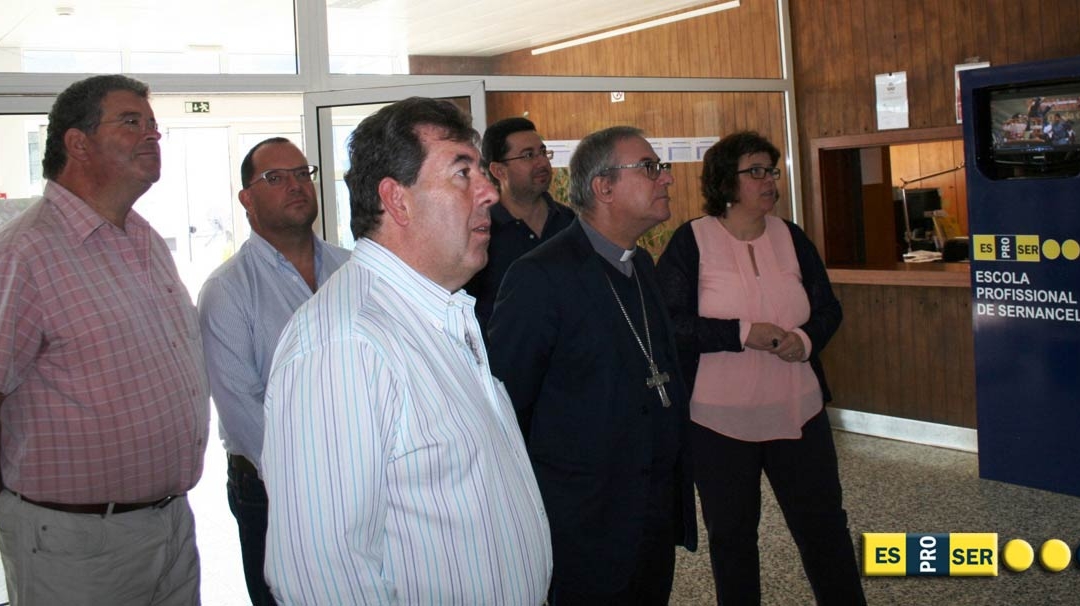 Bispo da Diocese de Lamego, D. António Couto, visita a Escola Profissional de Sernancelhe