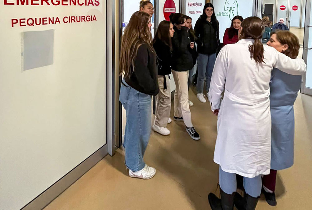 Alunos do Curso Profissional Técnico de Auxiliar de Saúde visitaram as instalações do Centro de Saúde de Sernancelhe