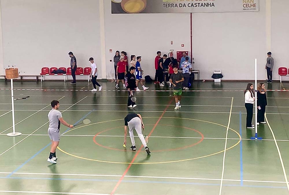 Alunos do Curso Profissional técnico de Desporto organizam Torneio de Badminton para a comunidade escolar
