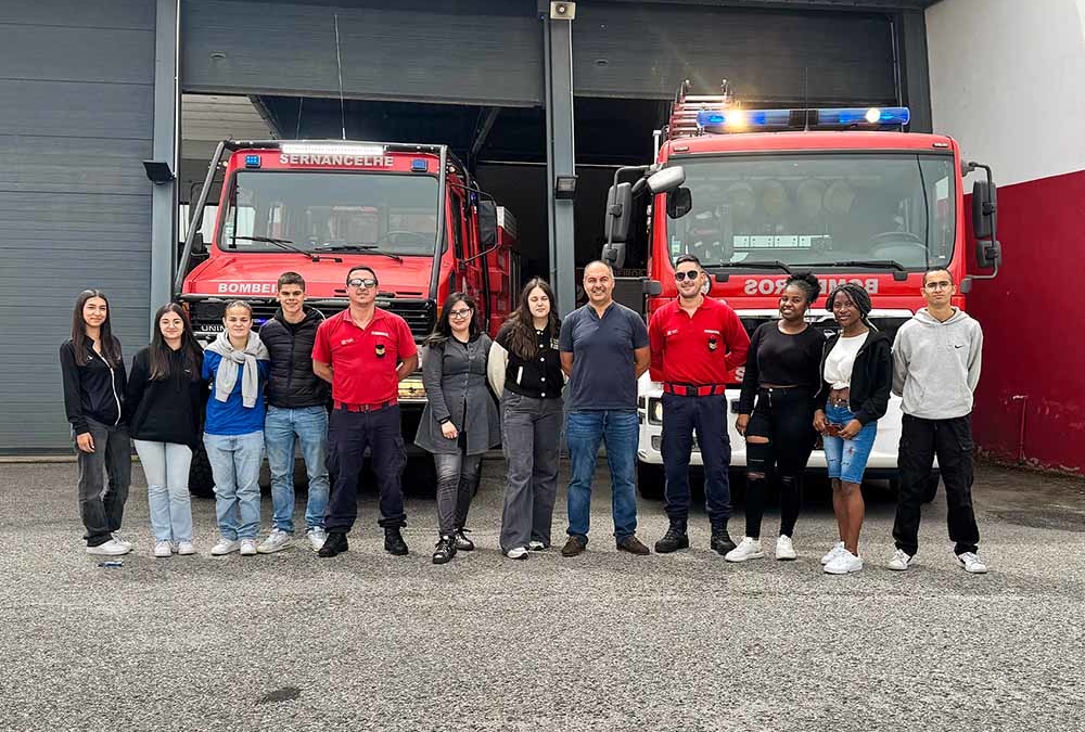 Visita de Estudo aos Bombeiros Voluntários de Sernancelhe