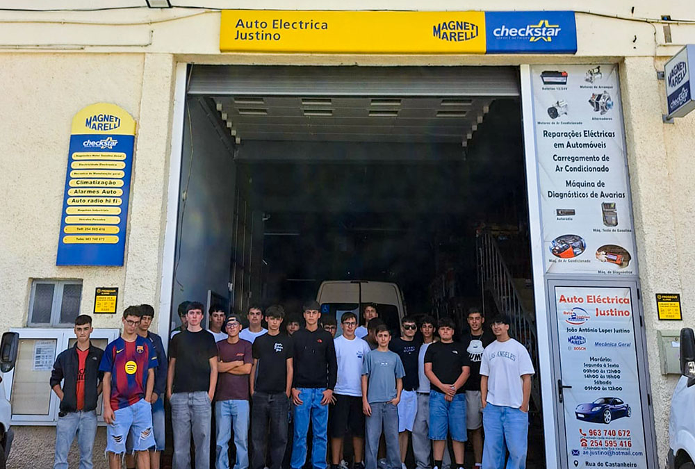 Visita de estudo à Oficina Auto Elétrica Justino, Unipessoal Lda.