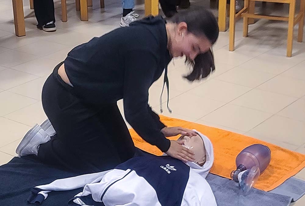 Ação de formação on job no Lar Sagrado Coração de Maria, em Ferreirim